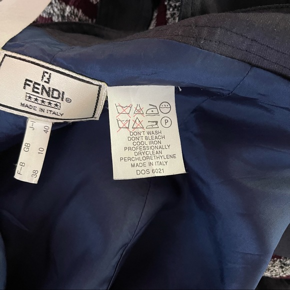 FENDI Vintage Rare Cut Out Mini Dress - Picture 6 of 7